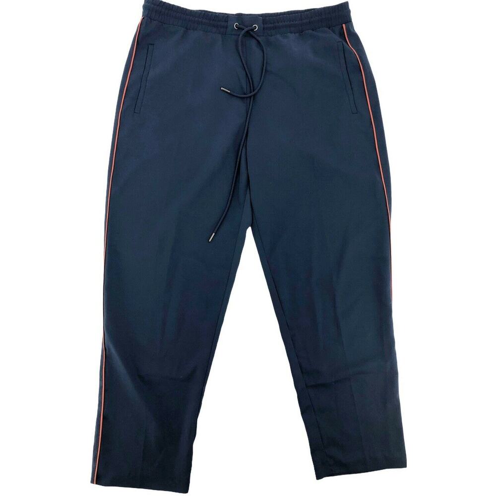 Urban Outfitters SILENCE NOISE Track Pants Size M Blue Side Stripe Y2K Retro